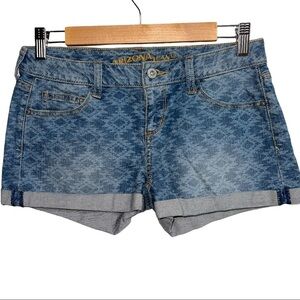 ARIZONA JEAN WOMEN’S‎ DENIM CUFFED SHORT JEANS SIZE 3